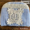 アクセサリーポーチ 化粧ポーチ ファブリック レース 刺繍 ファッション雑貨 画像1サムネイル