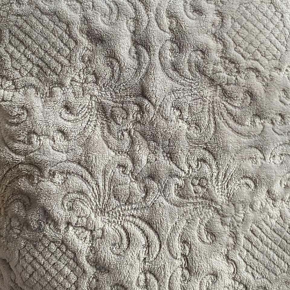 クッションカバーのみ 正方形 シルバーグレー 布製 インテリア雑貨 画像2