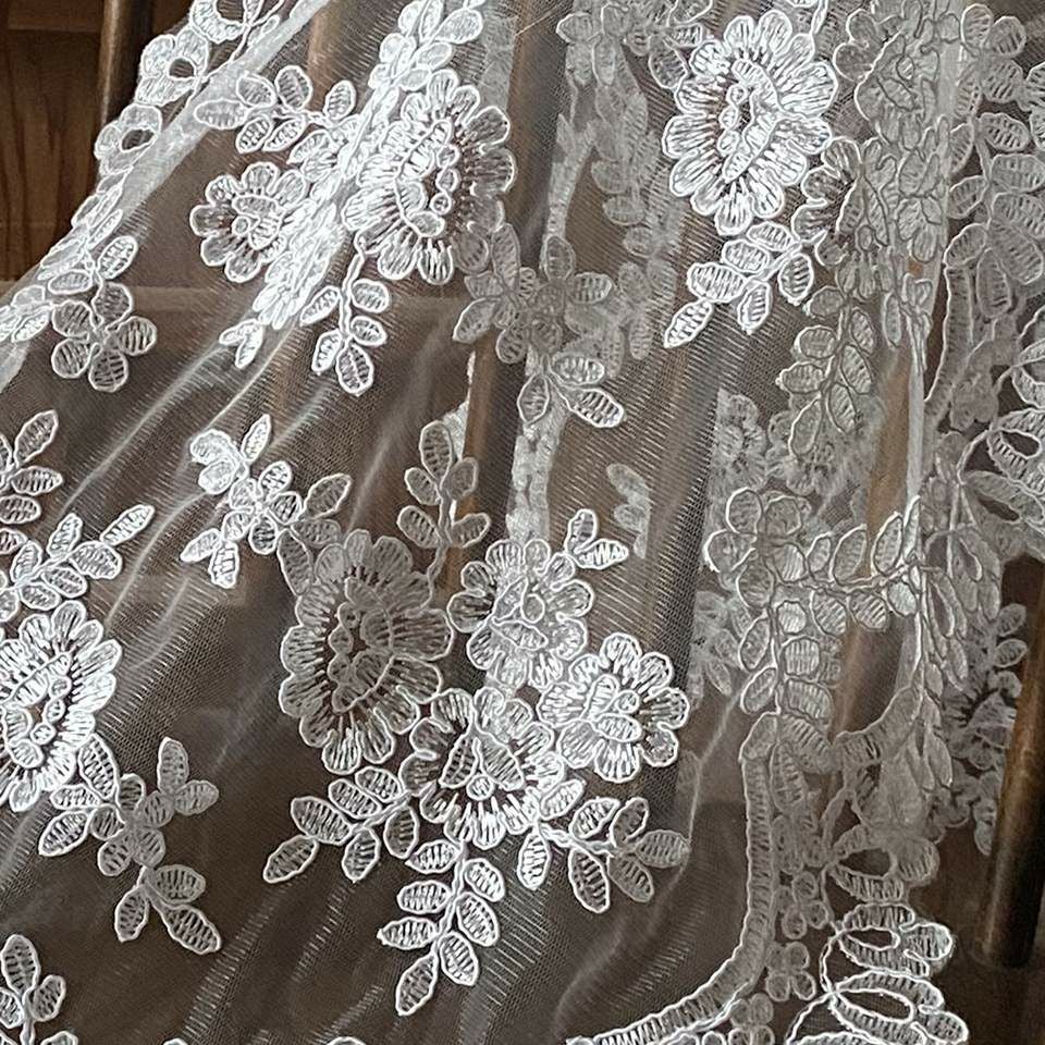 テーブルセンター 敷物 ファブリック レース 刺繍 インテリア雑貨 画像2