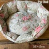 ペットベッド 犬用 猫用 キルト 布製 花柄 ペットグッズ 画像1サムネイル
