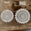 ドイリー 円形 花瓶敷 ファブリック レース 機械編み インテリア雑貨 画像3