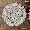 ドイリー 円形 花瓶敷 ファブリック レース 機械編み インテリア雑貨 画像1サムネイル