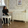 ロココ調 パルマ ワイド チェスト ホワイト 画像17