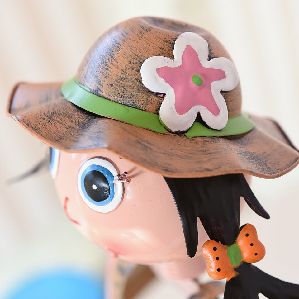 ヨーロピアン ガーデニング オブジェ 虫とり少女 画像8