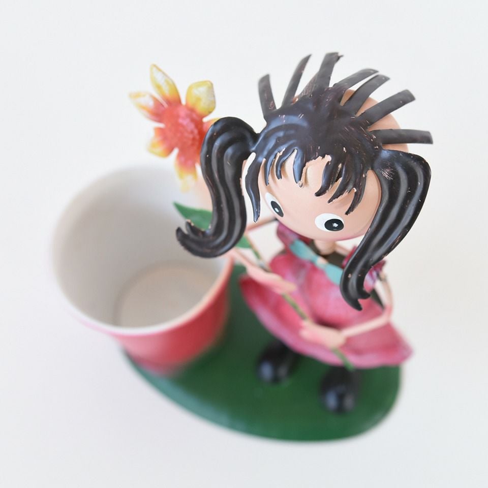 ヨーロピアン ガーデニング オブジェ ミニ ツインテール少女 画像15