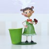 ヨーロピアン ガーデニング オブジェ ミニ ごきげんな少女 画像4