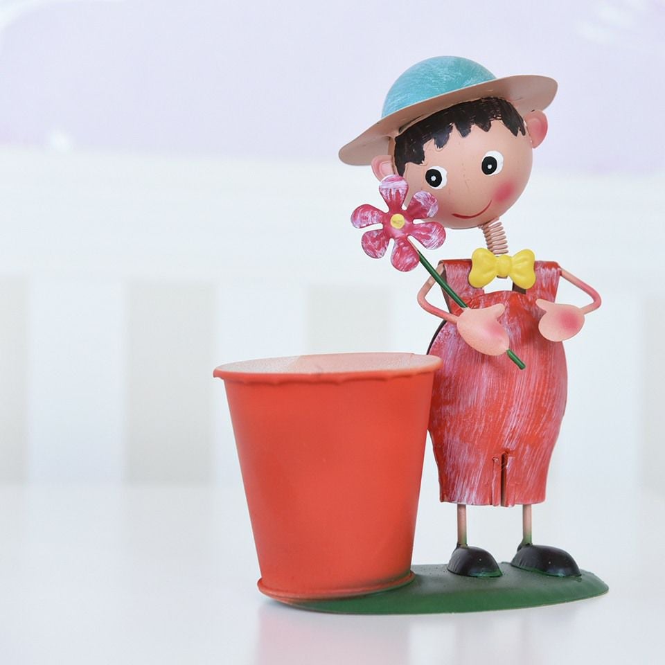 ヨーロピアン ガーデニング オブジェ ミニ 照れ屋の少年 画像16