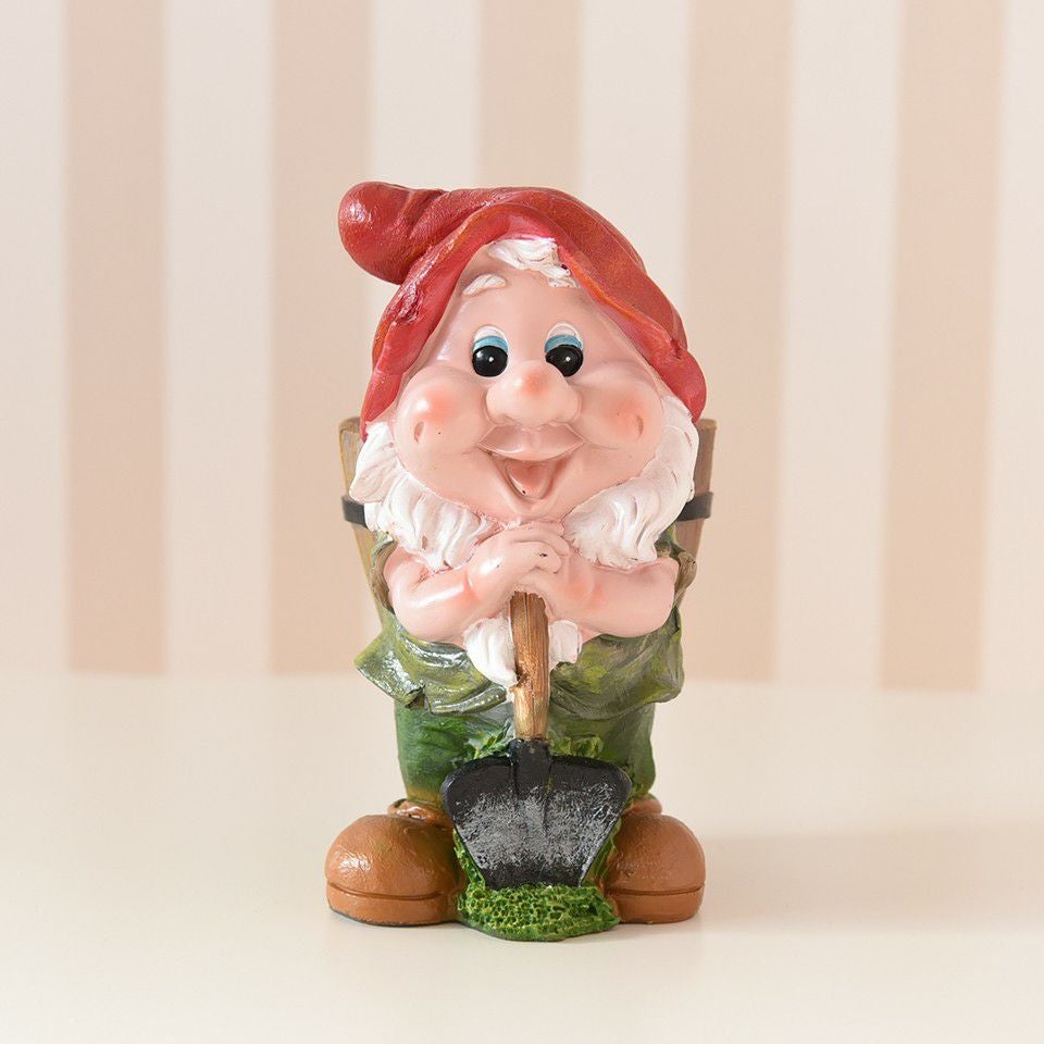 ガーデニング オブジェ ミニ 働き者のドワーフ 画像4