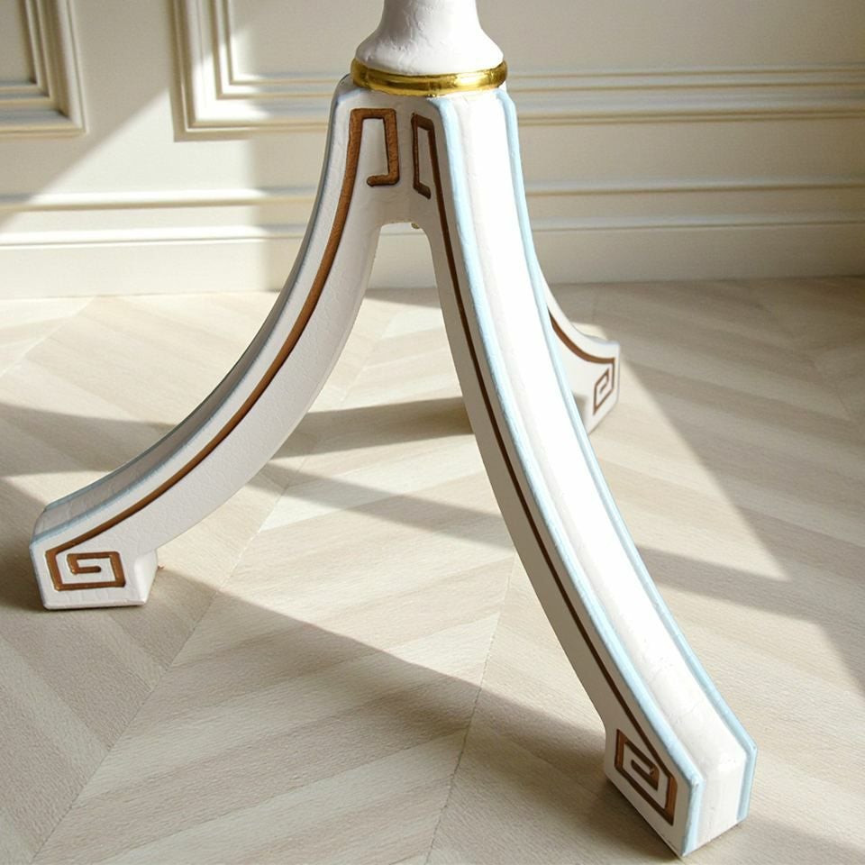 ロココ調 アントワネット カフェテーブル ブルー 画像9