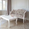 ロココ調 ジュリア 2人掛け ソファ ホワイト 画像2