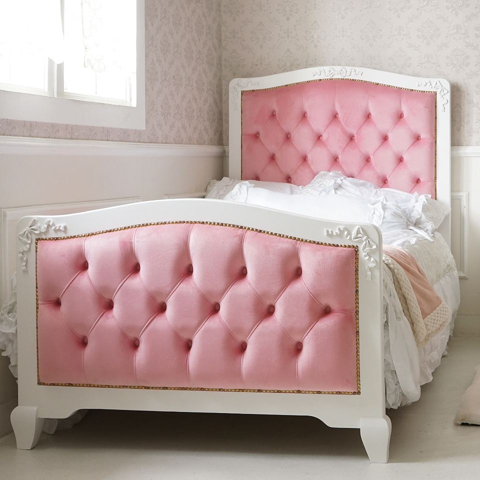 姫系ロココ調 ベッドルーム4点セット 白家具 ステラリボン 画像6