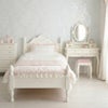 姫系ロココ調 ベッドルーム3点セット 白家具 スノーホワイト 画像2