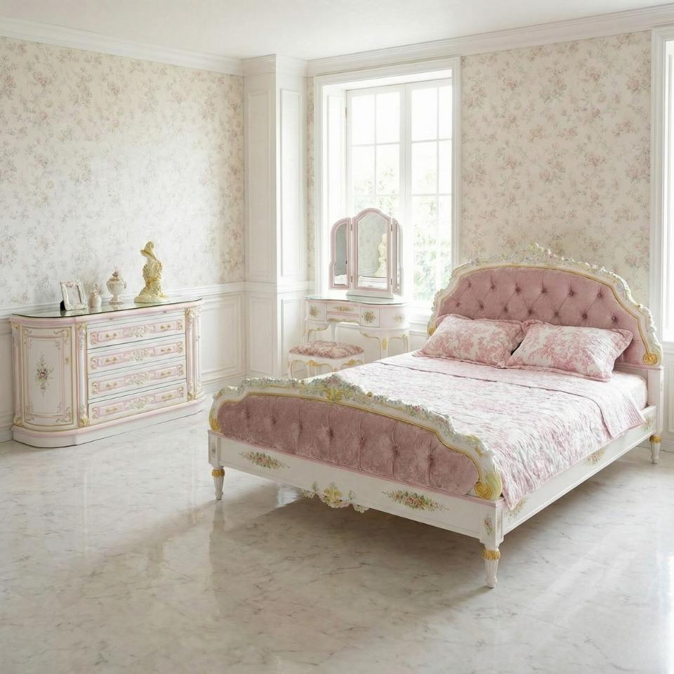 ロココ調 ROCOCOアントワネット ベッドルーム3点セット 画像4