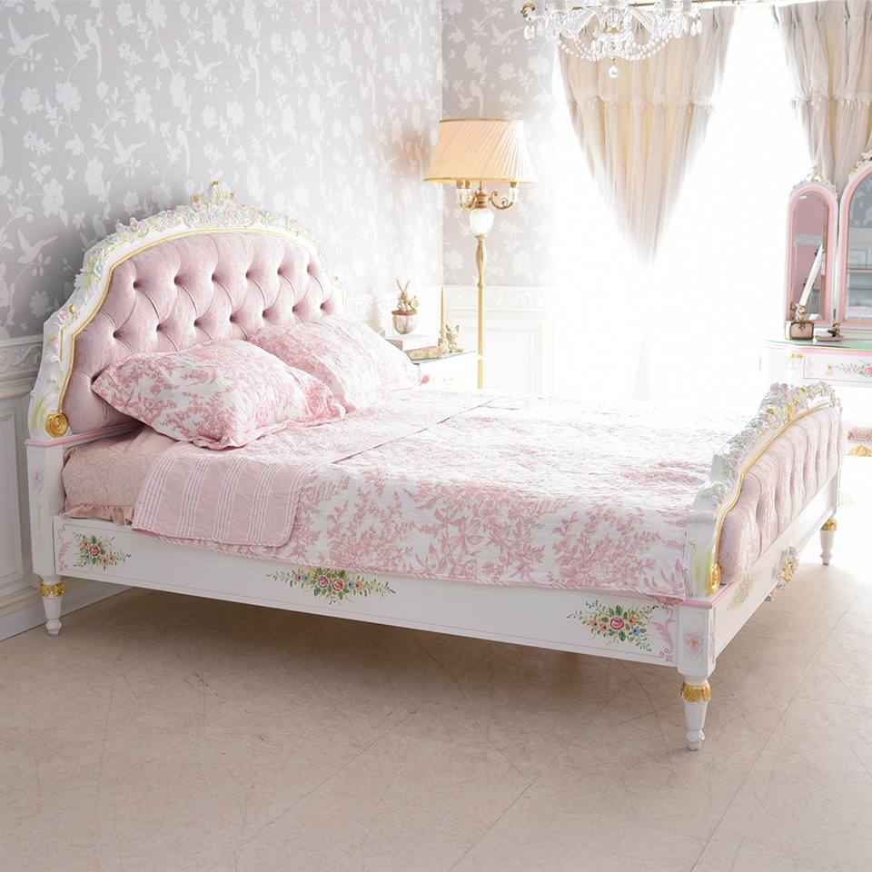 ロココ調 ROCOCOアントワネット ベッドルーム3点セット 画像5