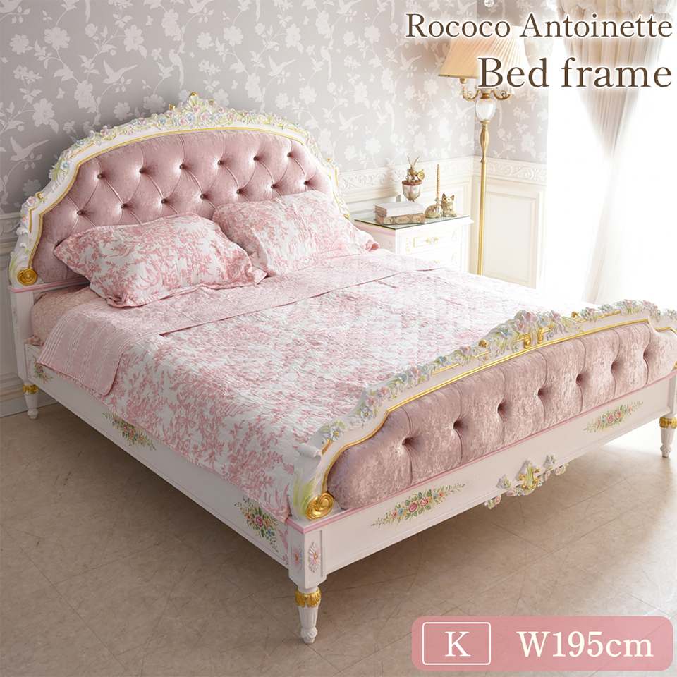 ロココ調 ROCOCOアントワネット ベッドルーム3点セット 画像6
