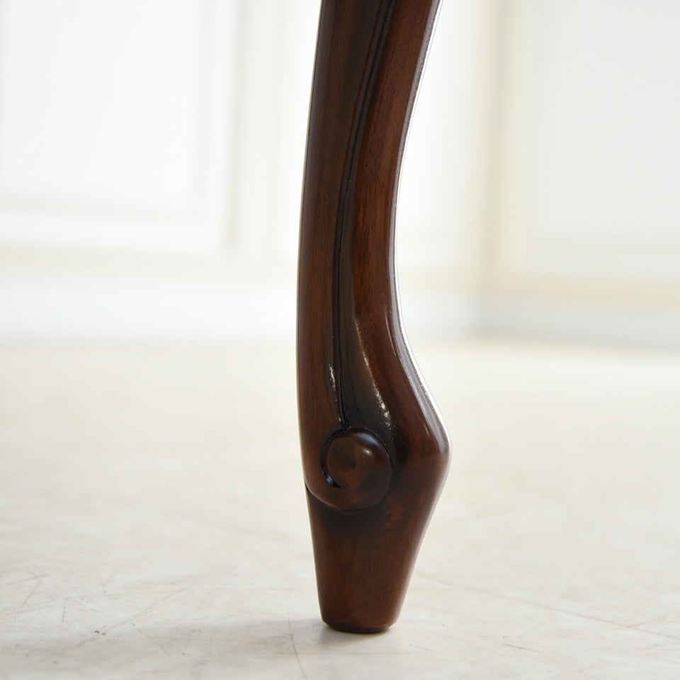 アンティーク調 センターテーブル 幅117cm マホガニー材 クラシック家具 画像12