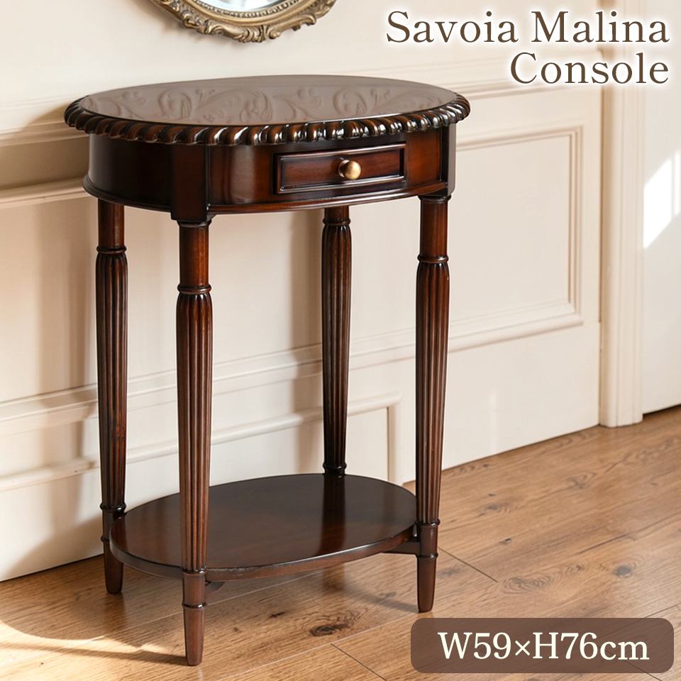 管399☆ イタリア製☆ロココ調☆姫家具☆ヒビ加工☆サイドテーブル サイドテーブル ・カフェテーブル | ロココ調家具通販「ベベインポート