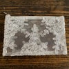 ビニールフラットポーチ ポーチ 化粧ポーチ レース ファッション雑貨 画像4