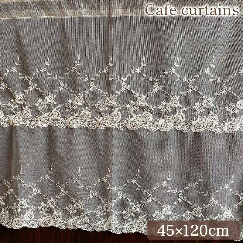 カフェカーテン カーテン 窓用 小窓 レース cericarose セリカローズ 画像1サムネイル