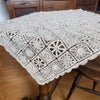 マシンメイドレース テーブルクロス 90×90cm 画像4