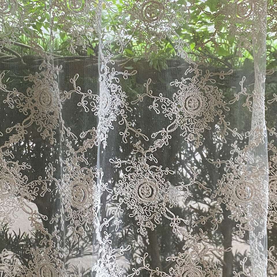 レース カフェカーテン 90×120cm 画像2