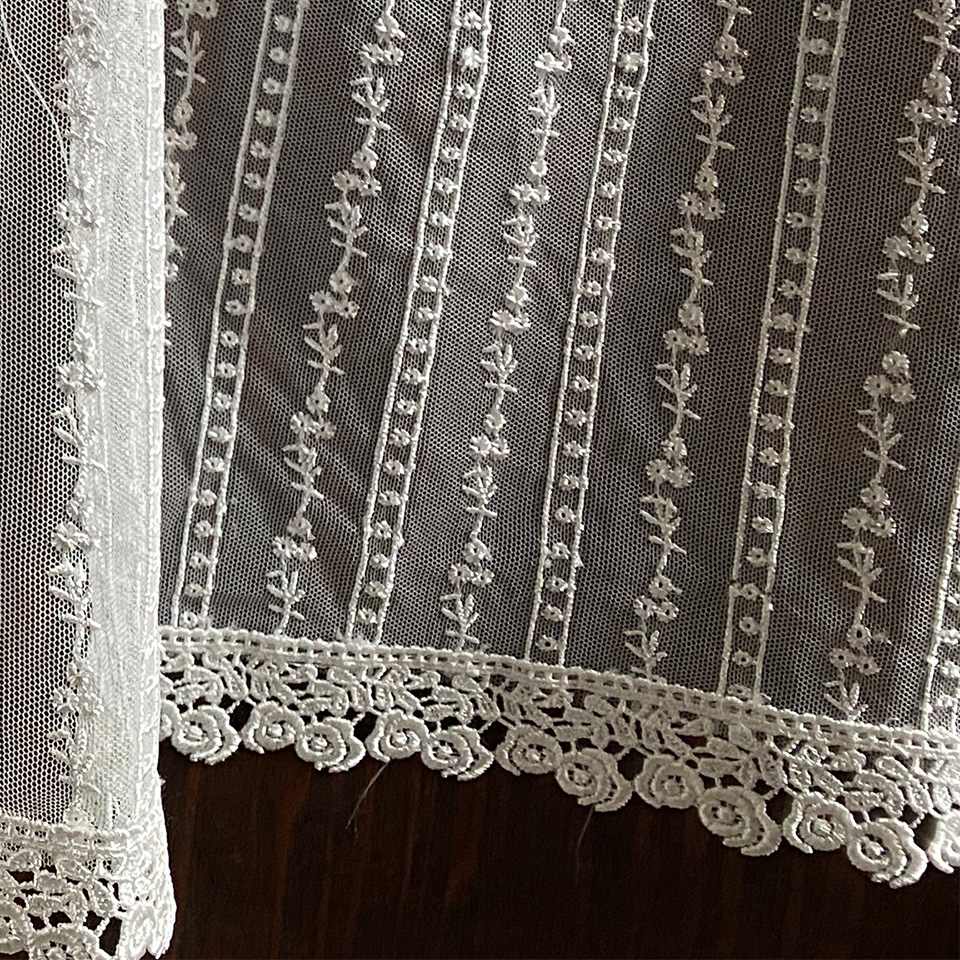 レース カフェカーテン 60×120cm 画像3