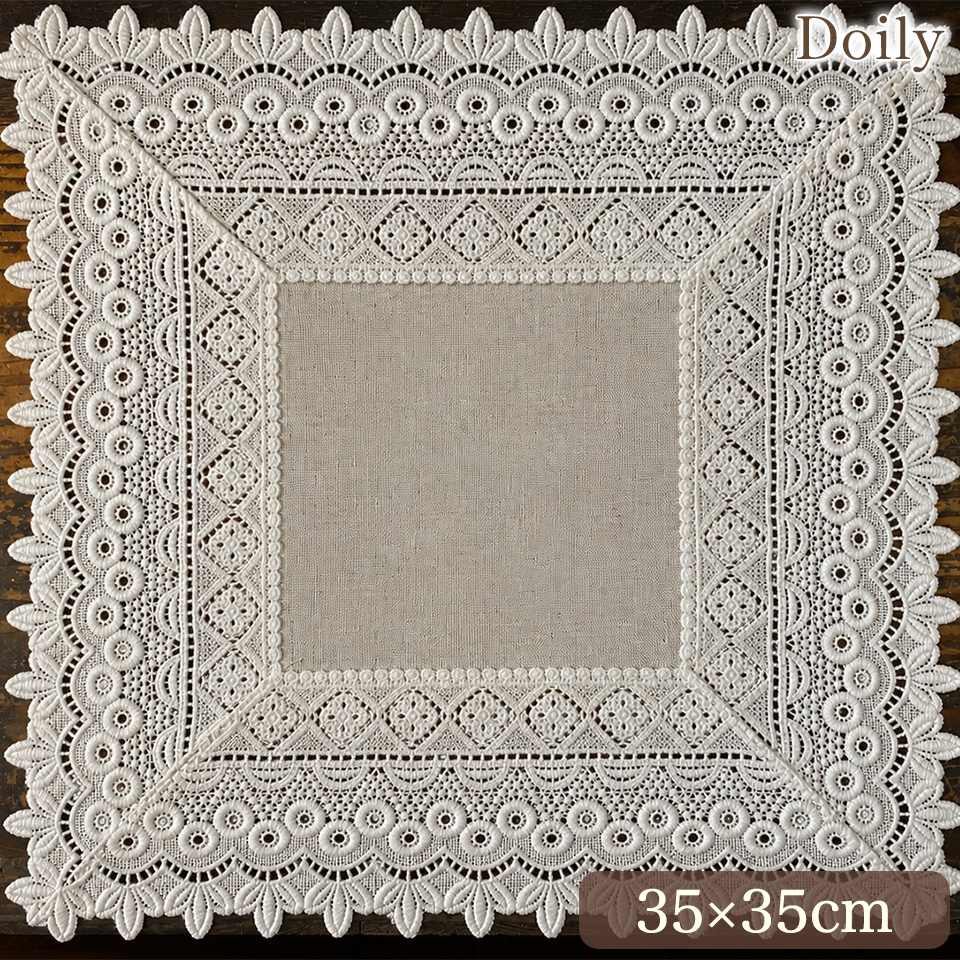 ドイリー通販｜おしゃれな刺繍レース・花瓶敷｜BeBe'Import