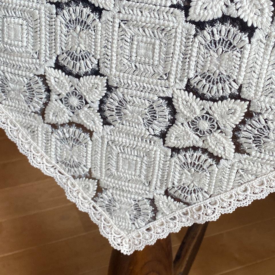 フロコンドネージュ テーブルクロス 90×90cm 画像2