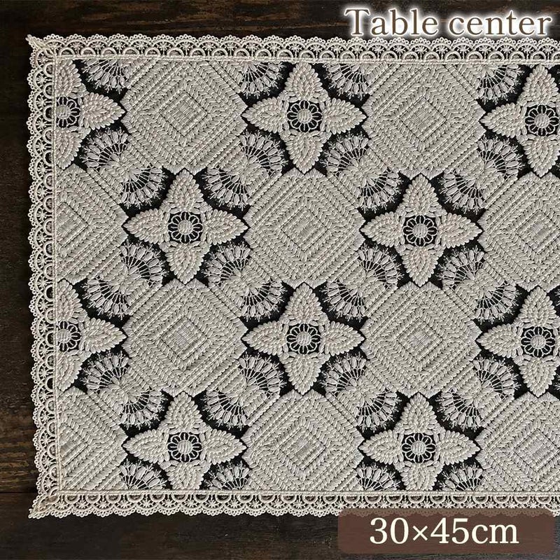 フロコンドネージュ テーブルセンター 30×45cm 画像1サムネイル